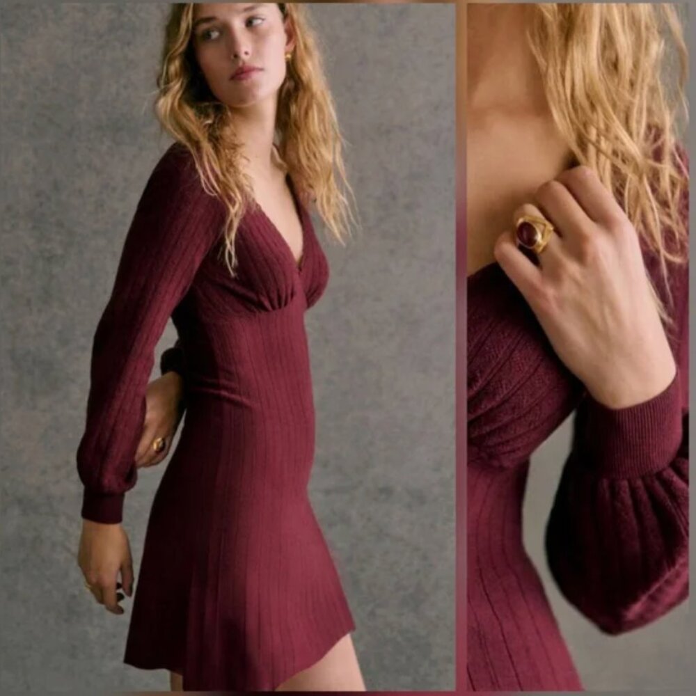 Sezane sweater dress